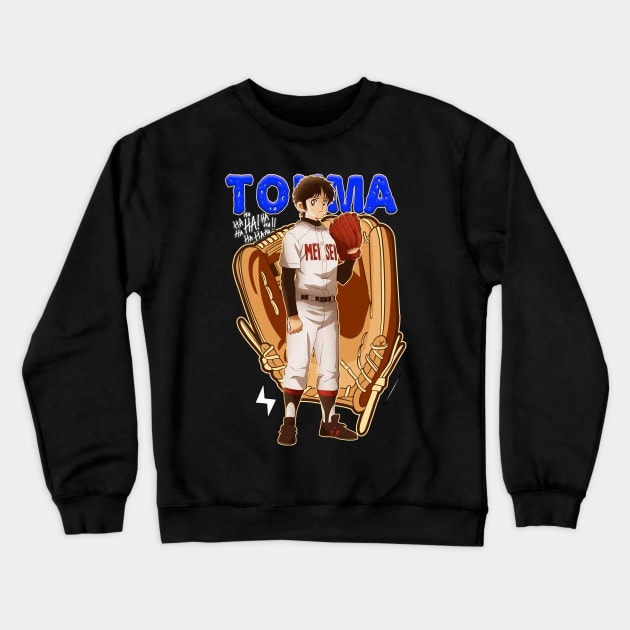 Touma Tachibana Mix 2 Crewneck Sweatshirt by AssoDesign